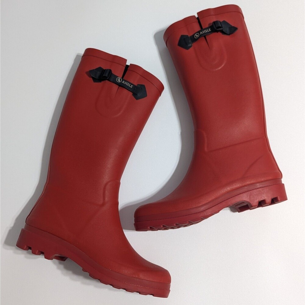 Aigle Made in France Wellington Wellies Boyfriend Rain Boots Sz 41 FR 9 US 7.5